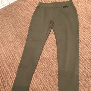 Green leggings by Matilda Jane